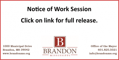 Work Session Notice